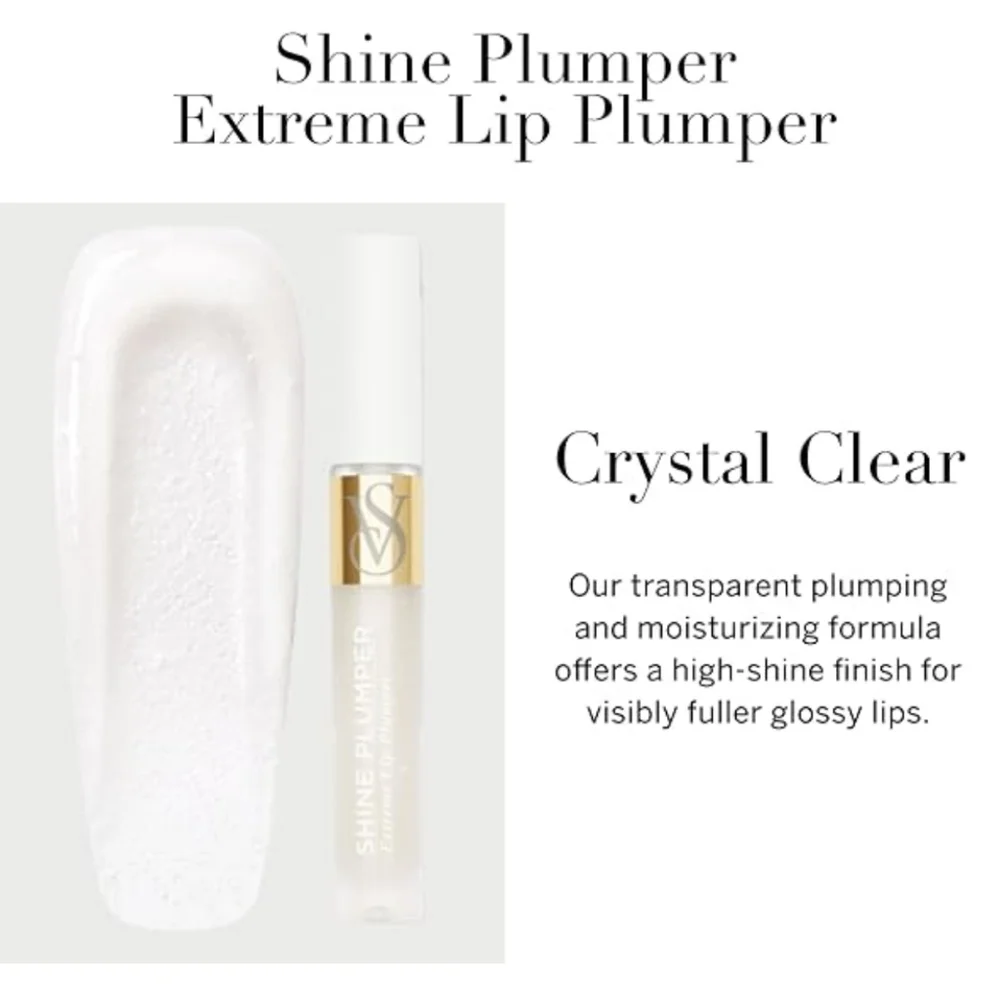Victoria's Secret Shine Plumper Expreme Lip Plumper In Crystal Clear